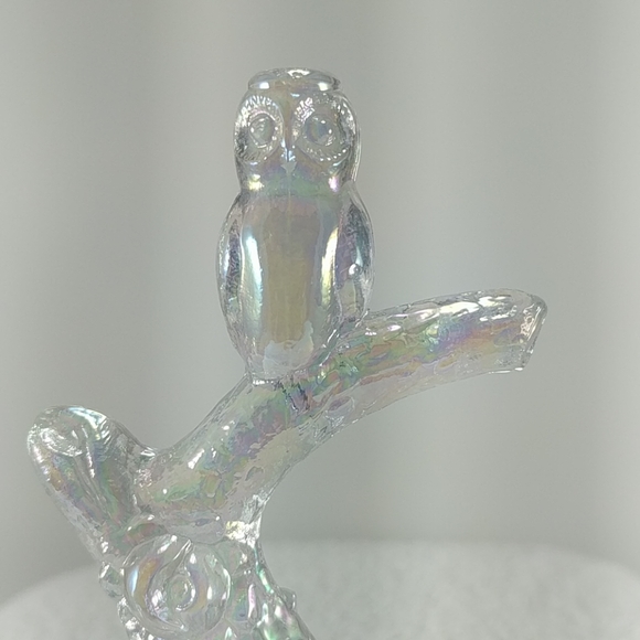 Fenton Glass Company Owl Ring Stand - Picture 7 of 8